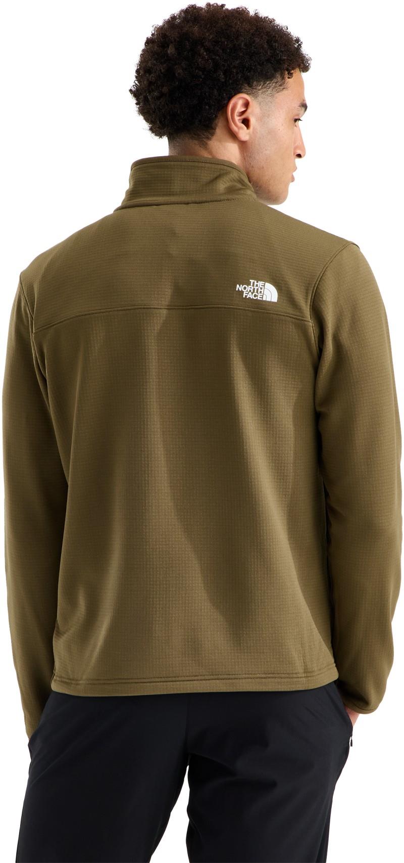 Cedar Trail Grid Fleece Quarter Zip - Mens - caraway seed 1