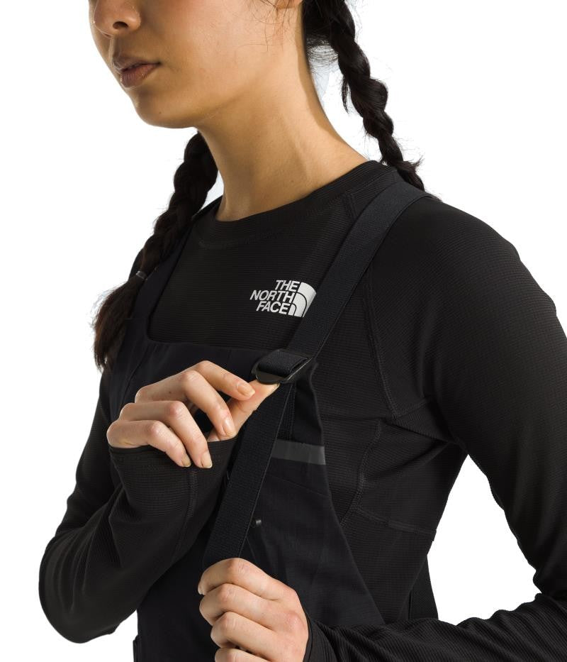Ceptor Bibs, Long - Womens - forest olive / tnf black 1