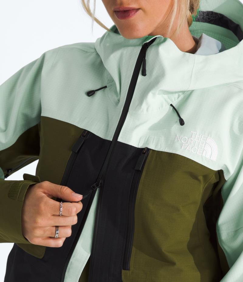 Ceptor Jacket - Womens - pale green / forest olive / tnf black 1