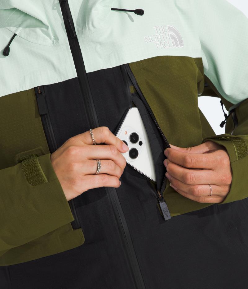 Ceptor Jacket - Womens - pale green / forest olive / tnf black 1