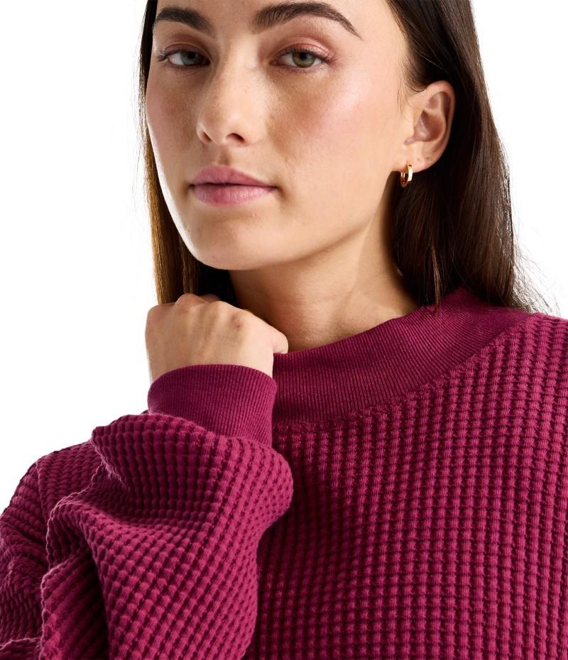 Chabot 2.0 Mock-Neck - Womens - burgundy crush 1