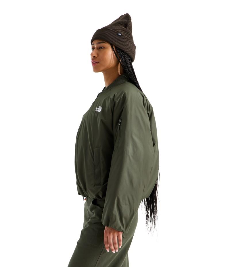 Choqa Bomber Jacket - Womens - new taupe green 1