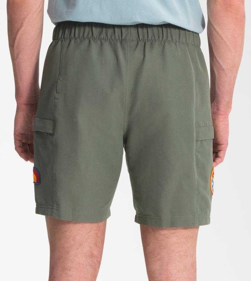 Class V Belted Shorts, Reg - Mens - Agave Green 4