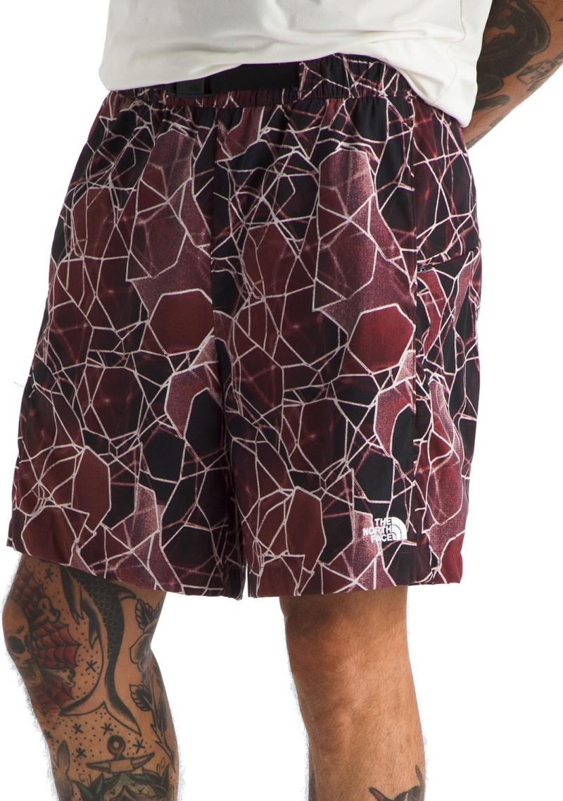 Class V Pathfinder Belted Shorts, 7" Inseam - Mens - sumac oval intention print 1