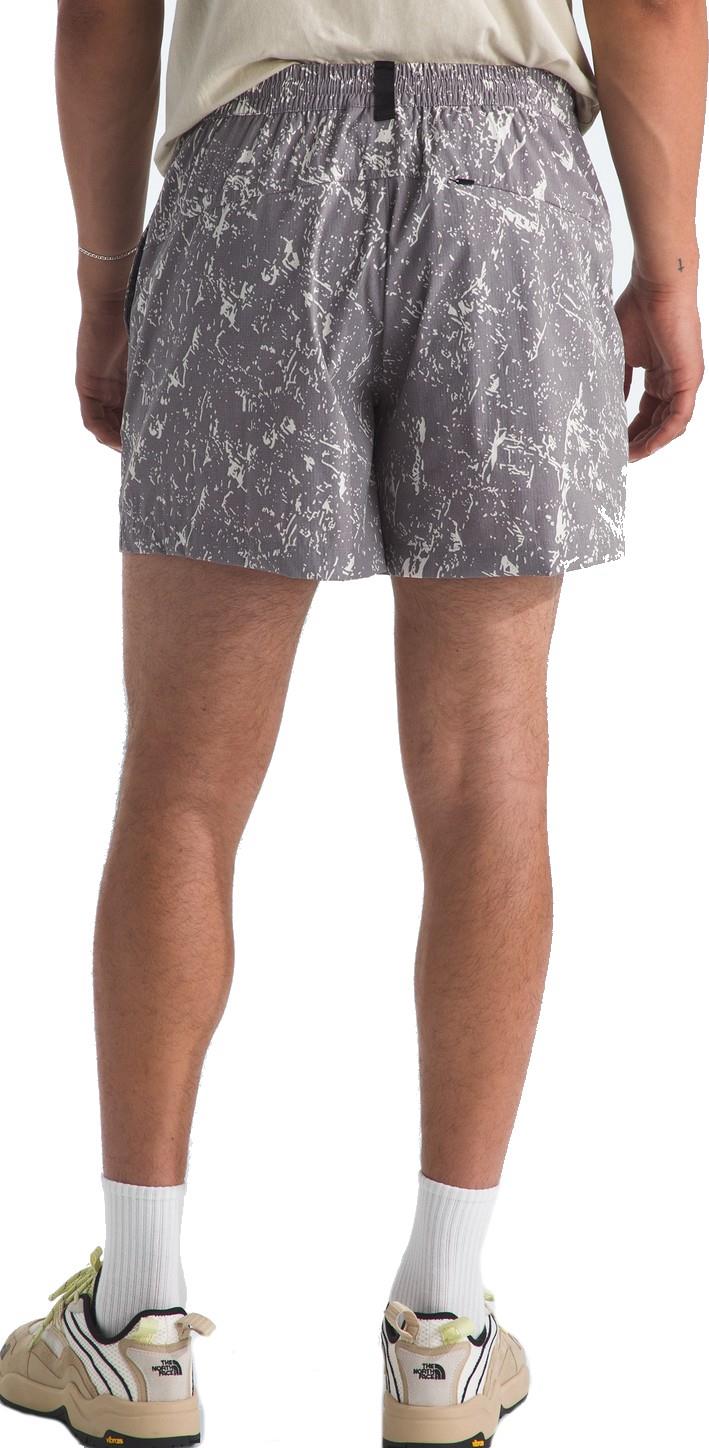 Class V Pathfinder Printed Pull-On Shorts, 5" Inseam - Mens - transcendent grey rock texture print 1