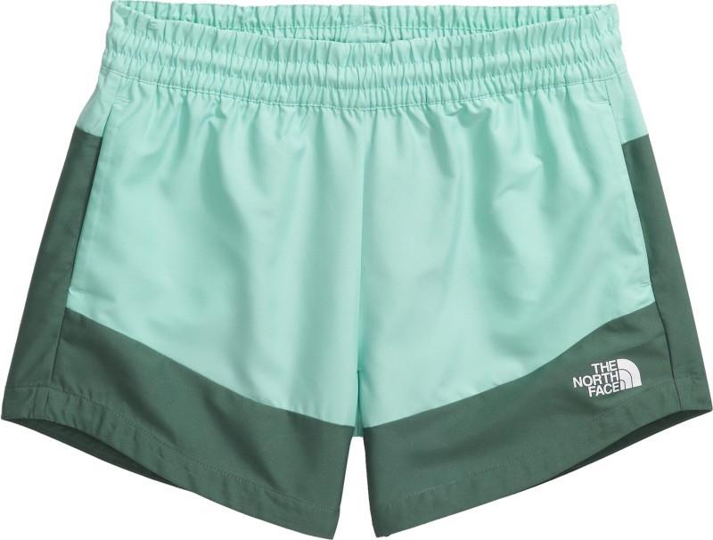 Class V Pathfinder Pull-On Shorts - Girls - bright foam tnf topo phantom print / duck green tn 1