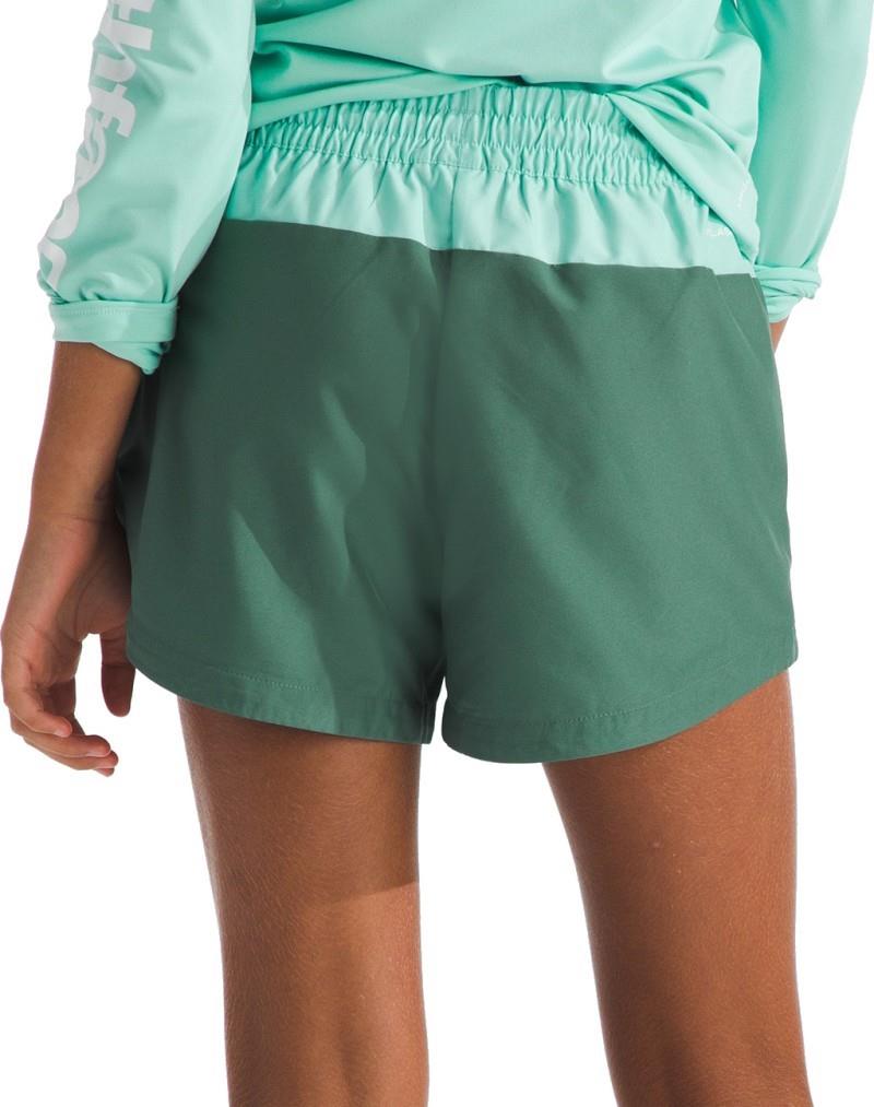 Class V Pathfinder Pull-On Shorts - Girls - bright foam tnf topo phantom print / duck green tn 1
