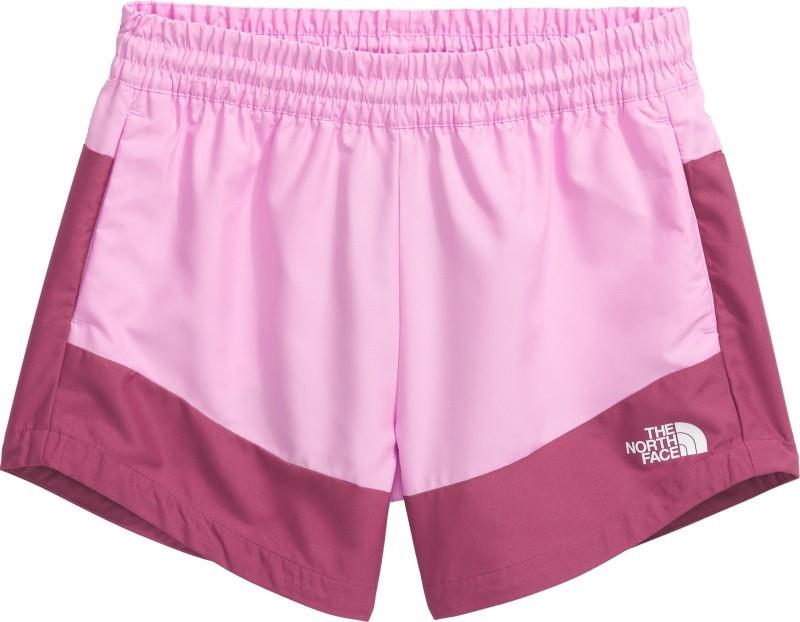 Class V Pathfinder Pull-On Shorts - Girls - cyber pink tnf topo phantom print / cyber berry tn 1