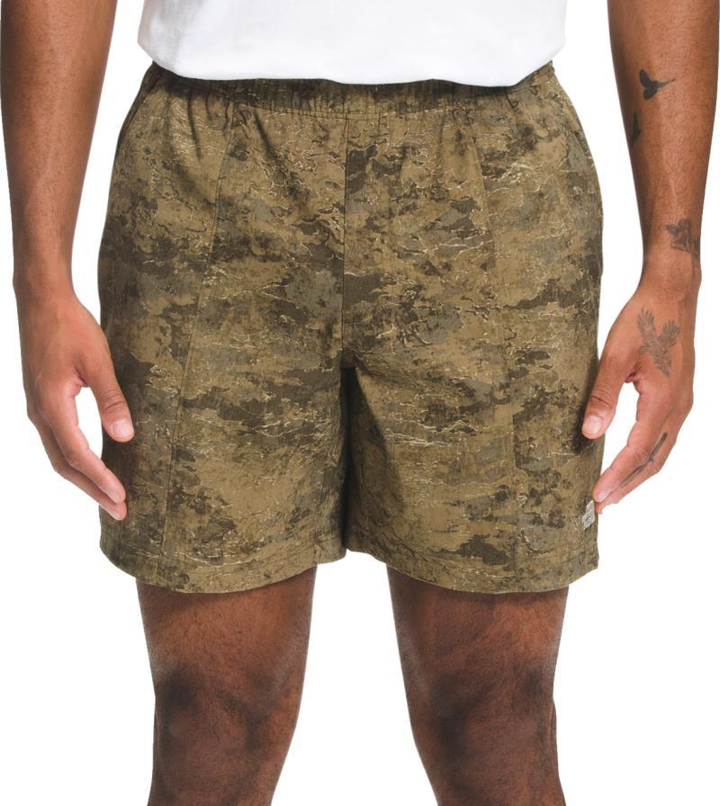 Class V Pull-On Shorts, Reg - Mens - Military Olive Cloud Camo Wash Print 1