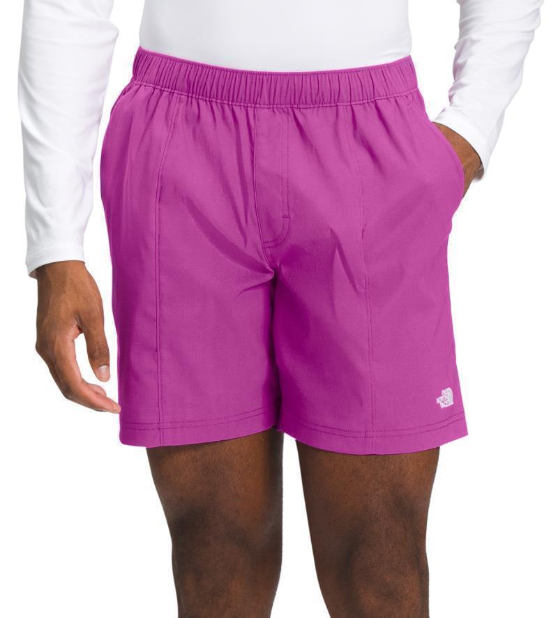 Class V Pull-On Shorts, Reg - Mens - Purple Cactus Flower 1