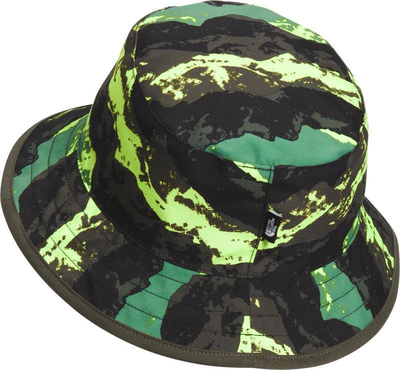 Class V Reversible Bucket - Kids - Deep Grass Green Mountain Panorama Print / New Tau 1