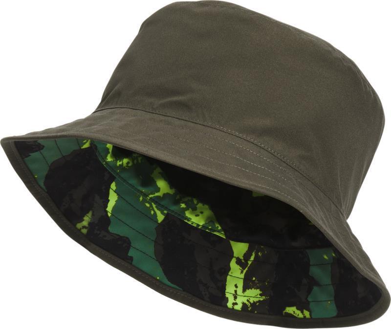 Class V Reversible Bucket - Kids - Deep Grass Green Mountain Panorama Print / New Tau 3