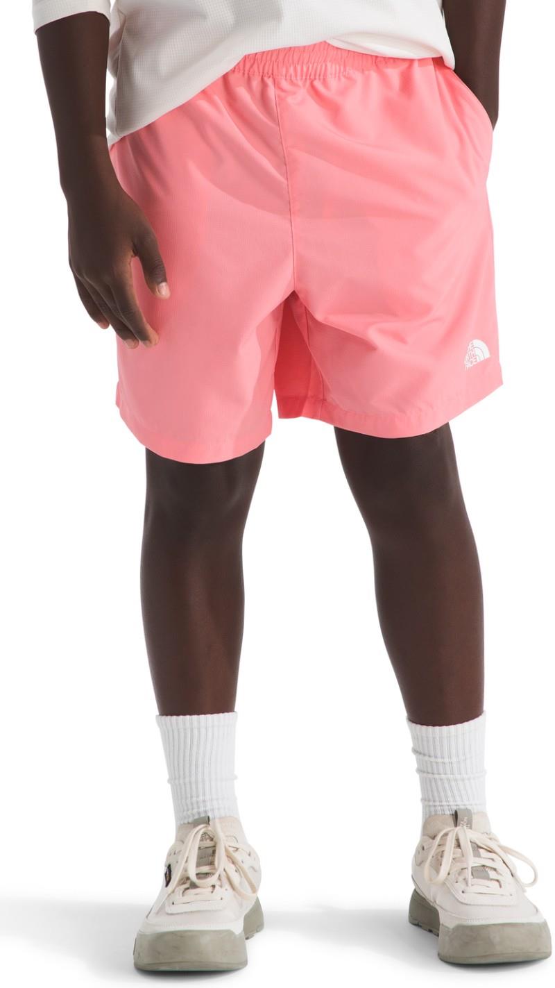 Class V Shorts, 5" Inseam - Teen - coral crush logo weather topo phantom print 1