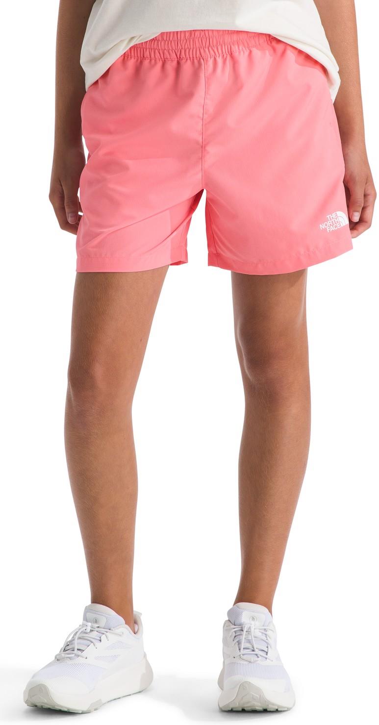 Class V Shorts, 5" Inseam - Teen - coral crush logo weather topo phantom print 1