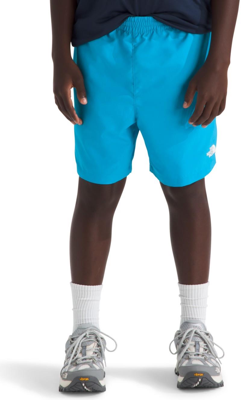 Class V Shorts, 5" Inseam - Teen - meridian blue logo weather topo phantom print 1