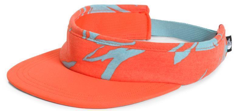 Class V Visor - Womens - Retro Orange / Retro Orange Tropical Paintbrush Pr 1