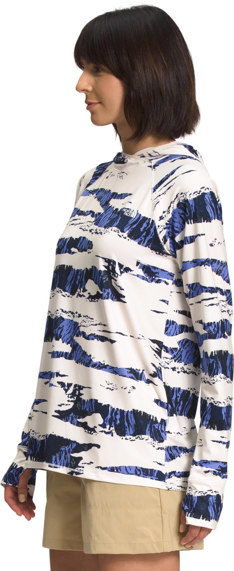 Class V Water Hoodie - Womens - Gardenia White Ravine Camo Print 2