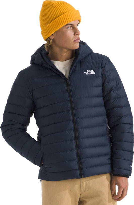 Classic Down Hooded Jacket - Mens - summit navy 1