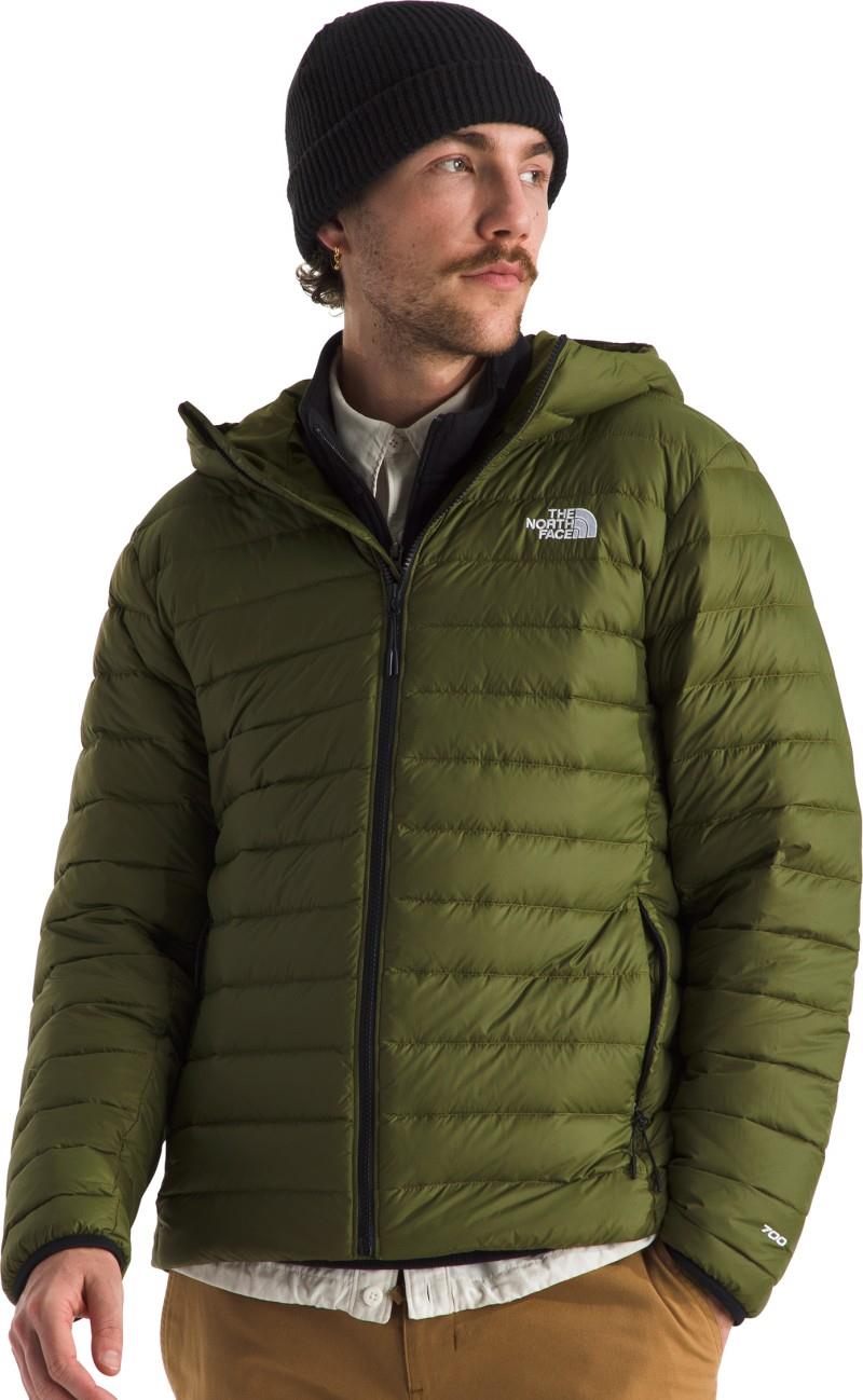Classic Down Hooded Jacket - Mens - woodland green 1