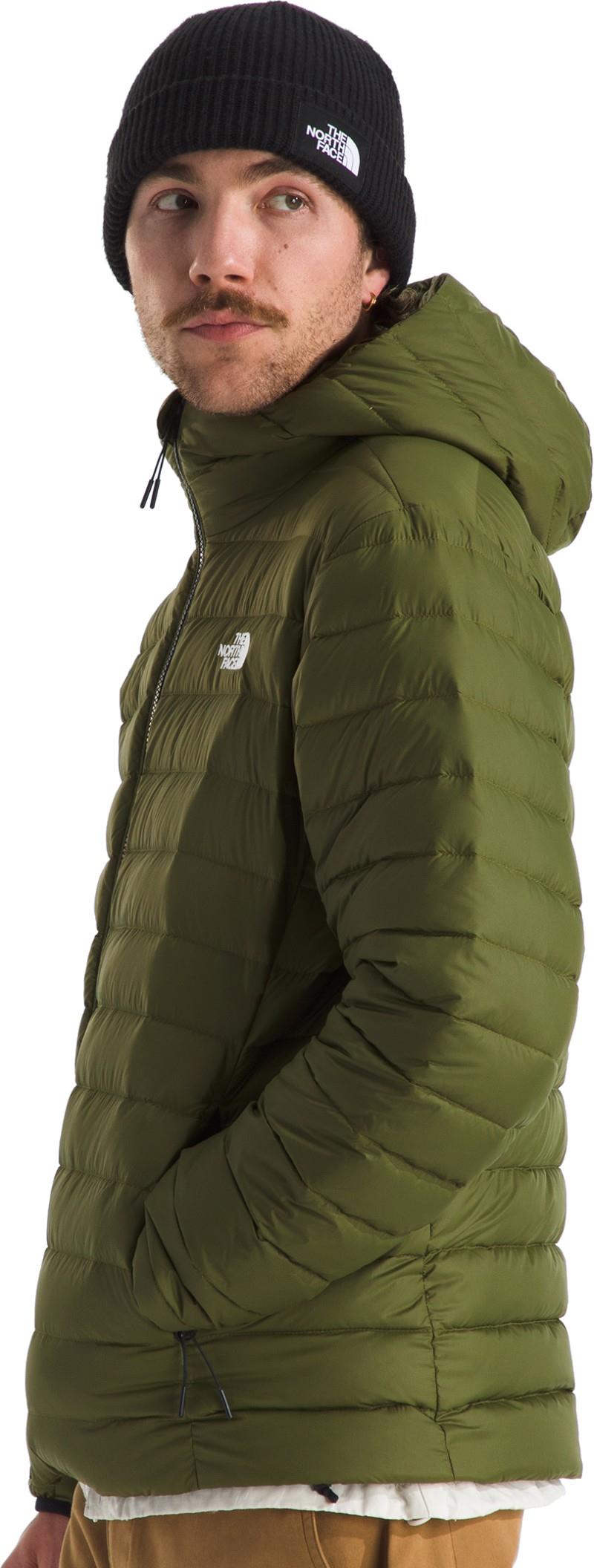 Classic Down Hooded Jacket - Mens - woodland green 1