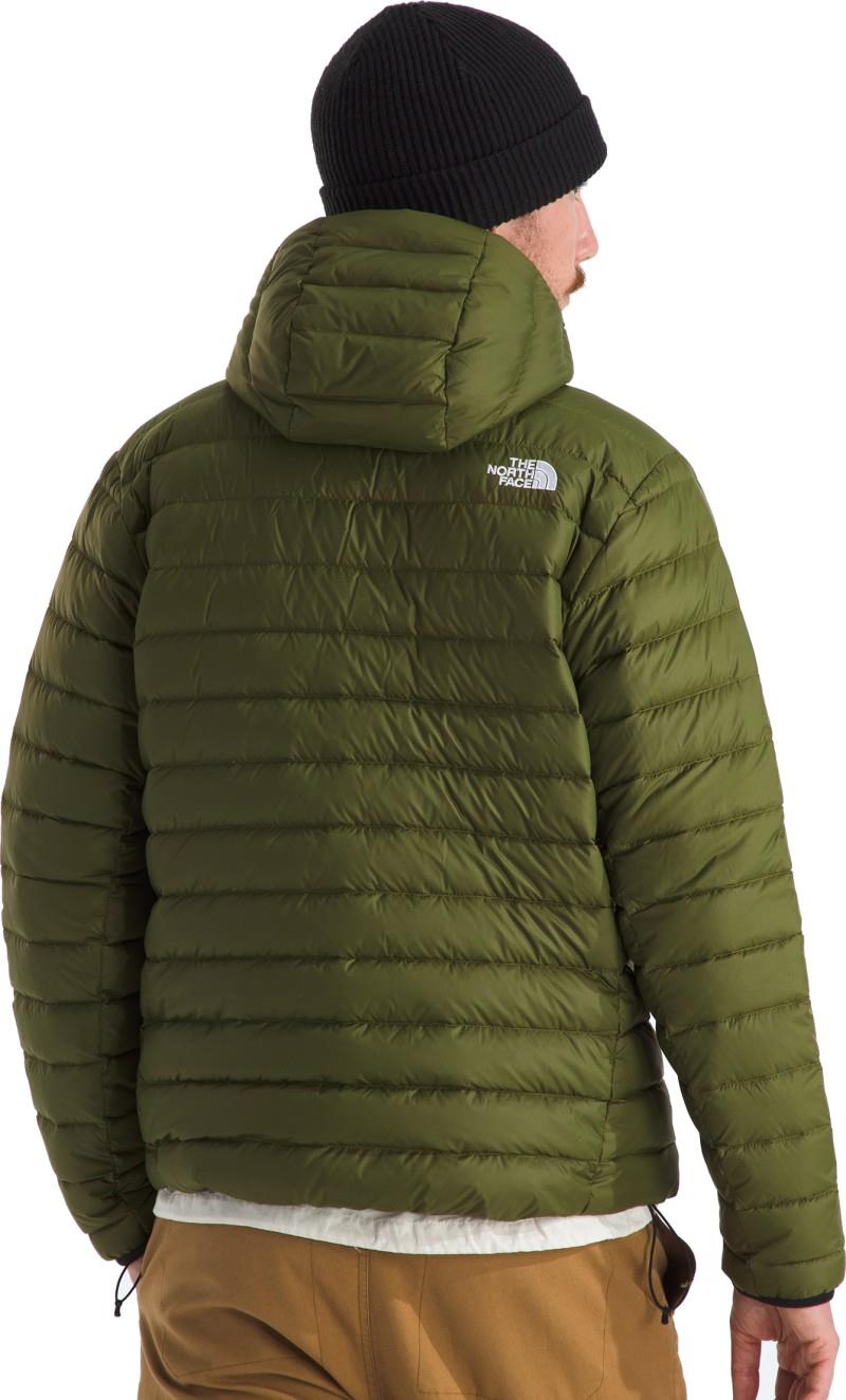 Classic Down Hooded Jacket - Mens - woodland green 1