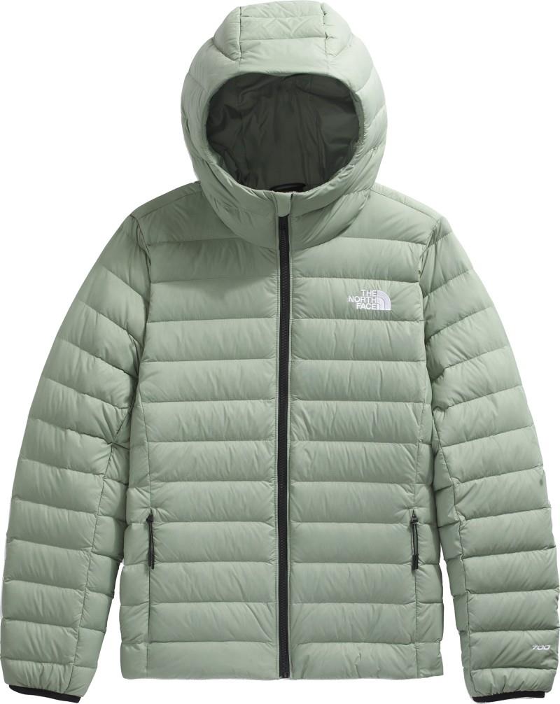 Classic Down Hooded Jacket - Womens - slate moss 1