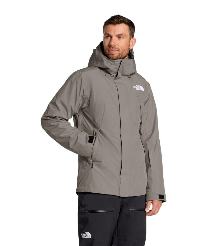 Clement Triclimate Jacket - Mens - stone slab / dark chestnut 1