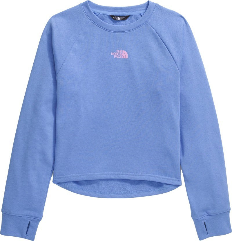 Clover Terry Crew - Girls - virtual blue 1