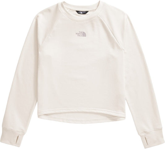 Clover Terry Crew - Girls - white dune 1