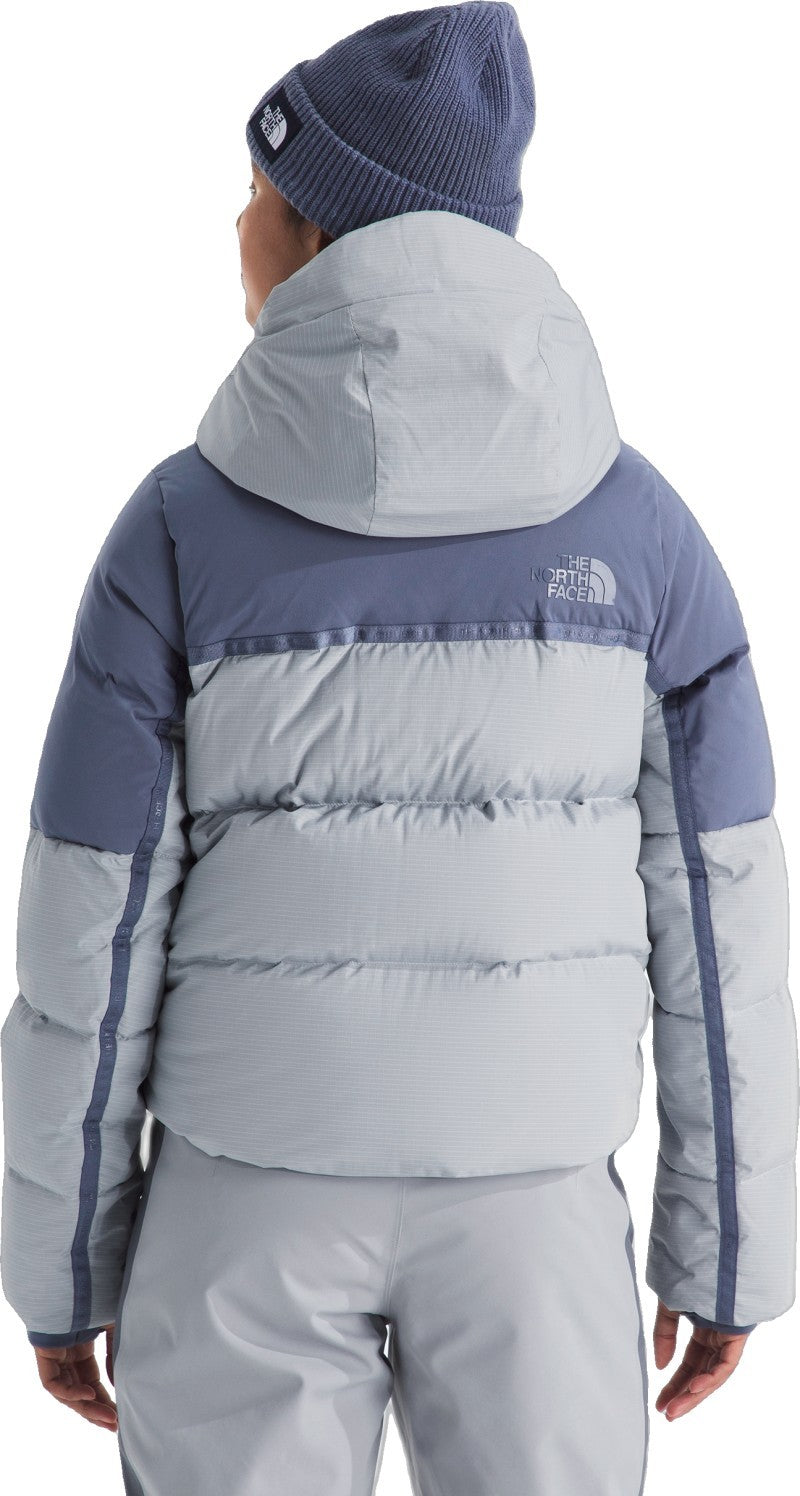 Cold Spell Cropped Down Jacket - Womens - blue flax / twilight galaxy 1