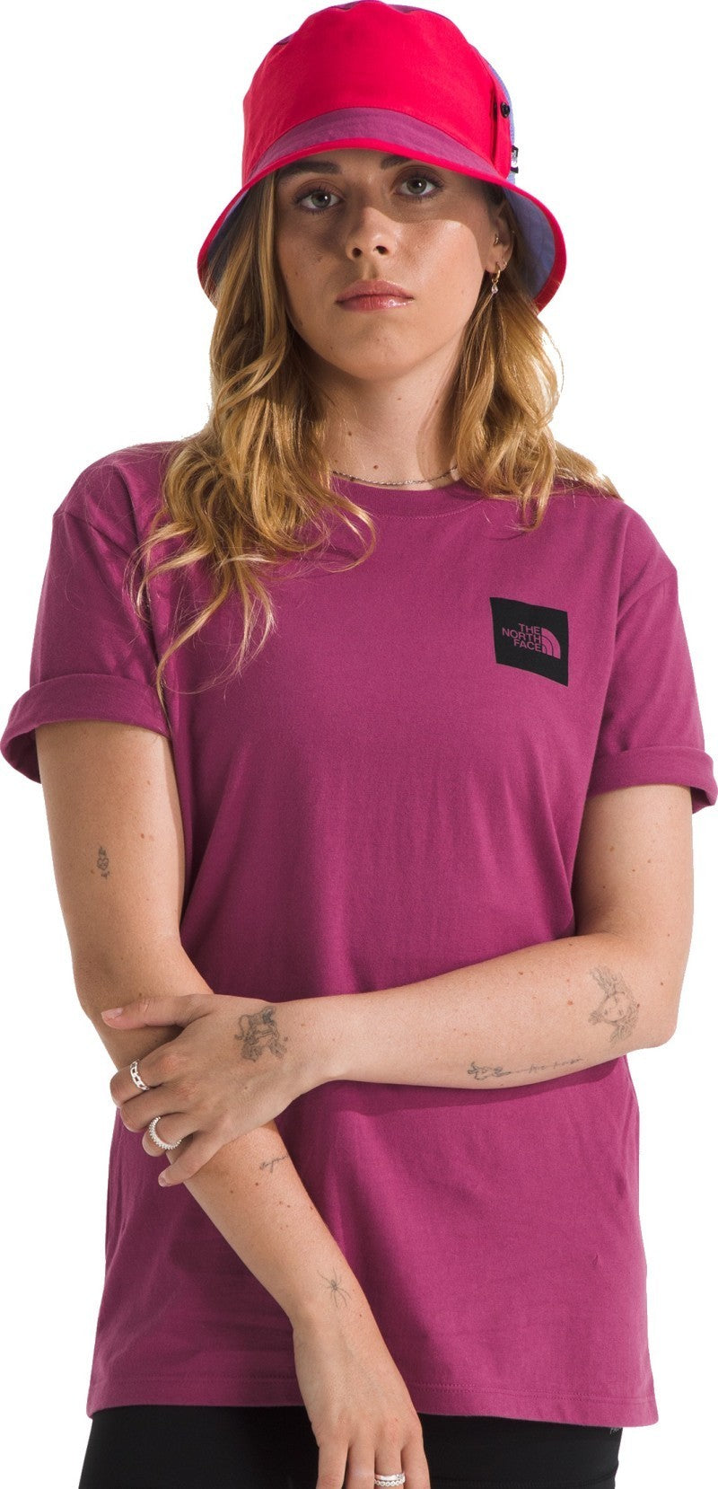 Core Box Half Dome SS Tee - Womens - cyber berry 1