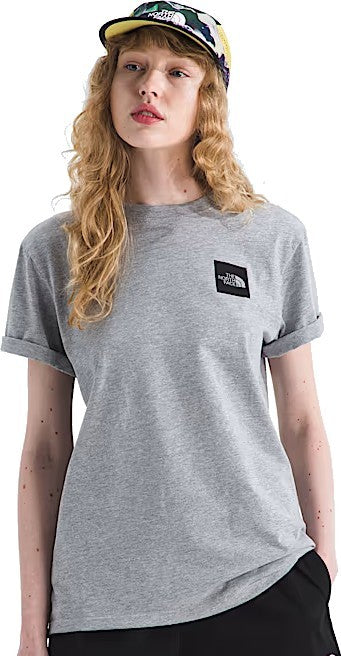 Core Box Half Dome SS Tee - Womens - tnf pale grey heather 1