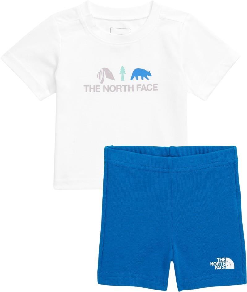 Cotton Summer Graphic Set - Baby - tnf white / hero blue 1