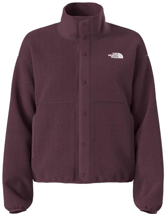 Cragmont Snap Front Fleece Jacket - Womens - burgundy crush 1