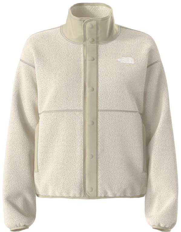 Cragmont Snap Front Fleece Jacket - Womens - white dune / desert stone 1