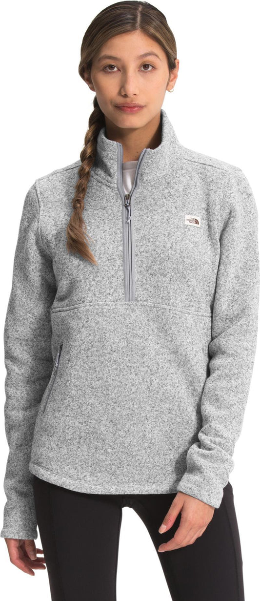 Crescent 1/4 Zip Pullover - Womens - tnf light grey heather 1