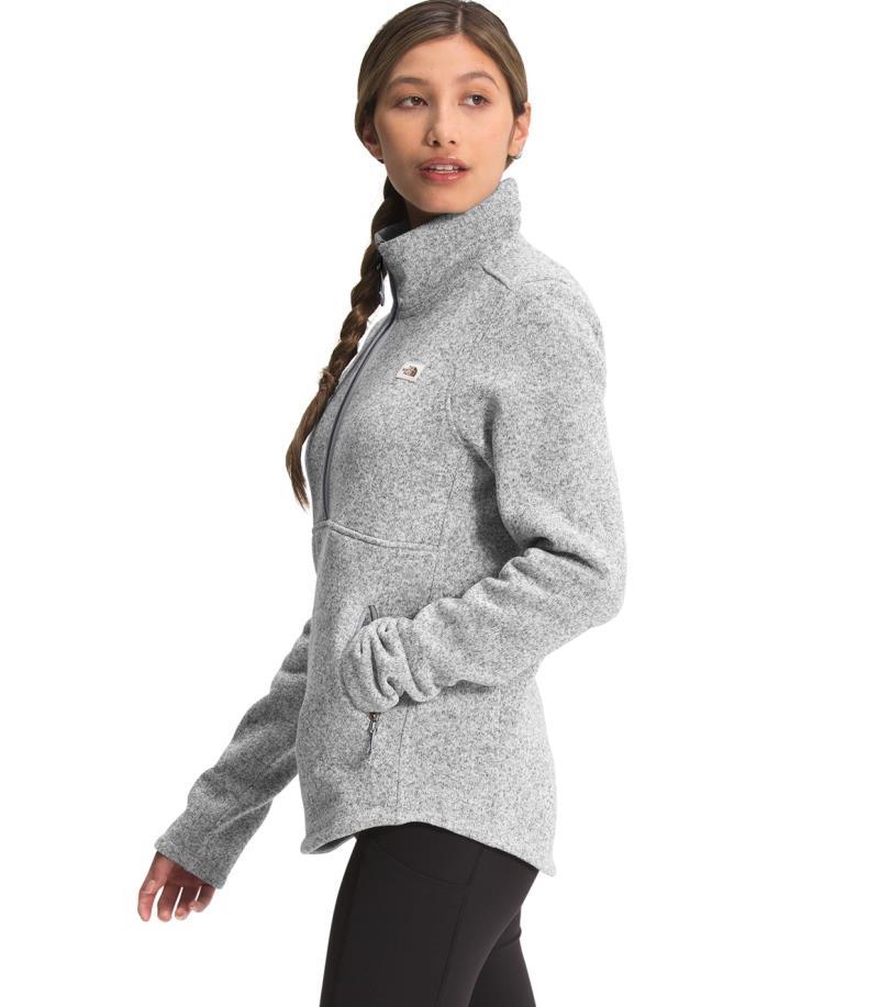 Crescent 1/4 Zip Pullover - Womens - tnf light grey heather 1