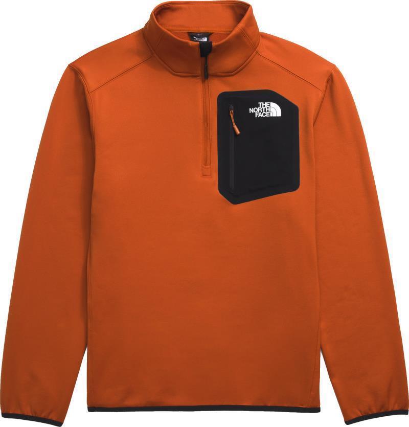 Crest 1/4 Zip - Mens - earthen copper / tnf black 1