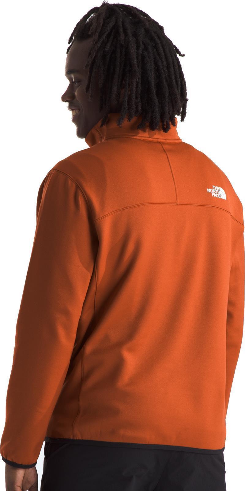 Crest 1/4 Zip - Mens - earthen copper / tnf black 1