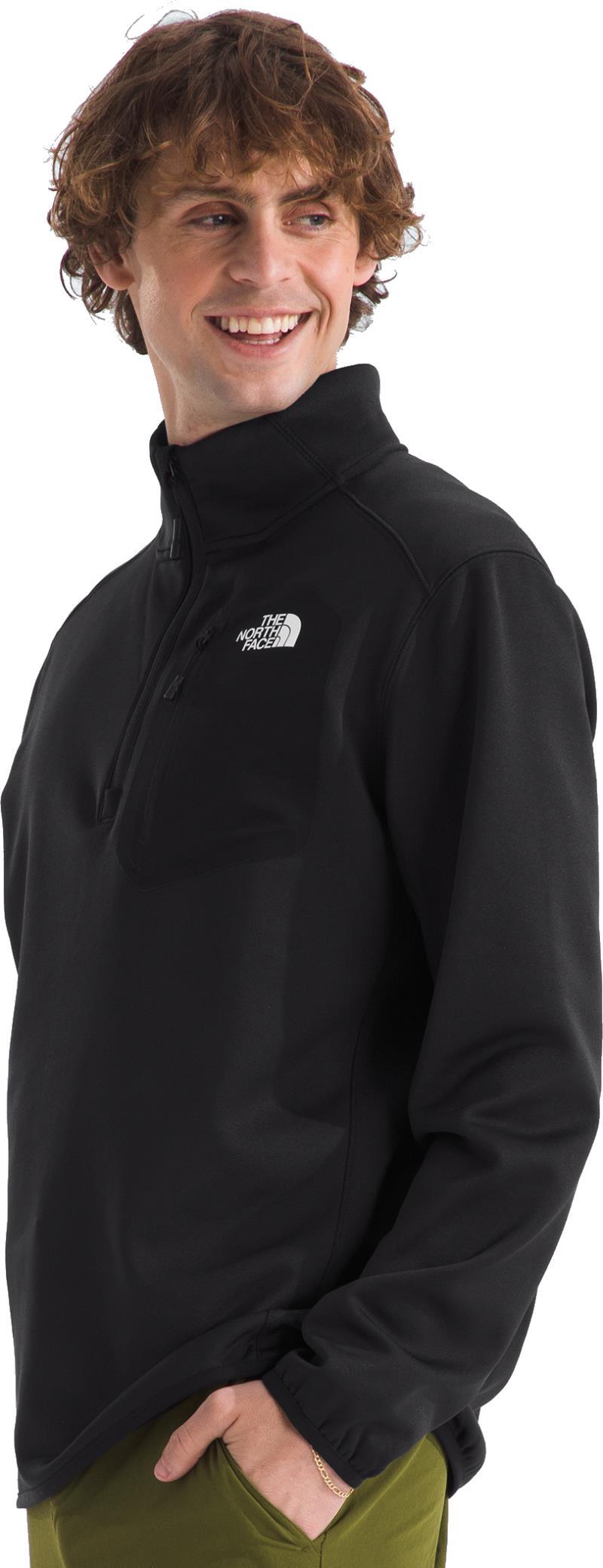 Crest 1/4 Zip - Mens - tnf black 1