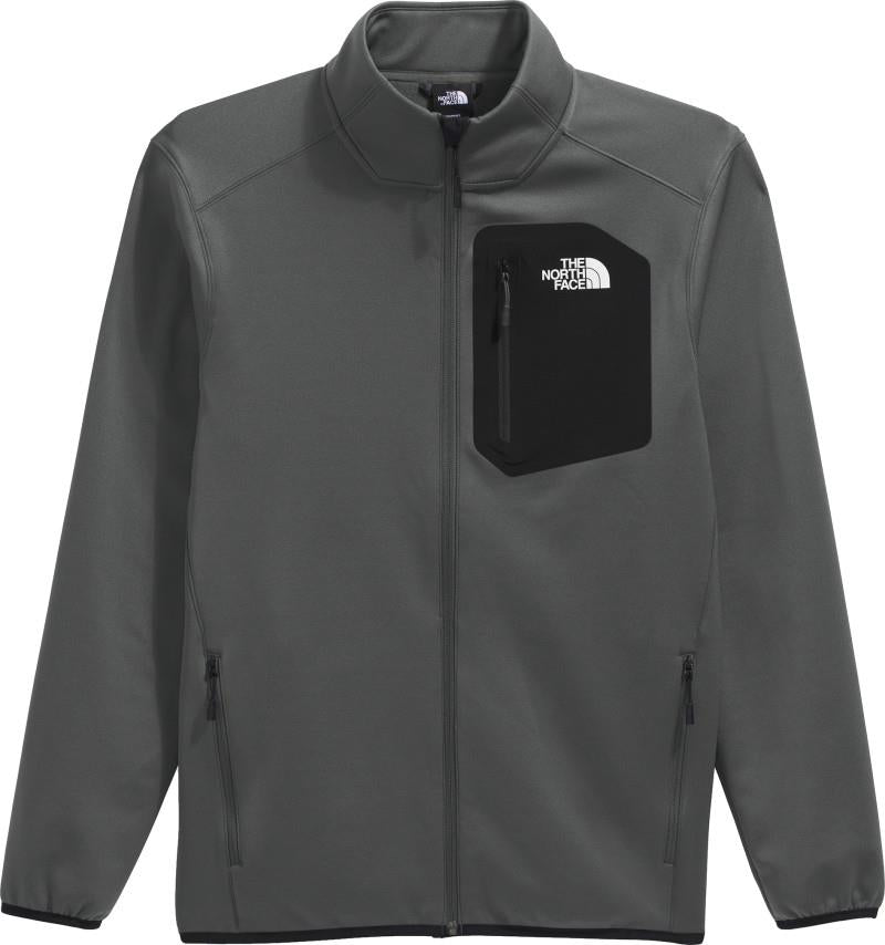 Crest Full Zip - Mens - anthracite grey / tnf black 1