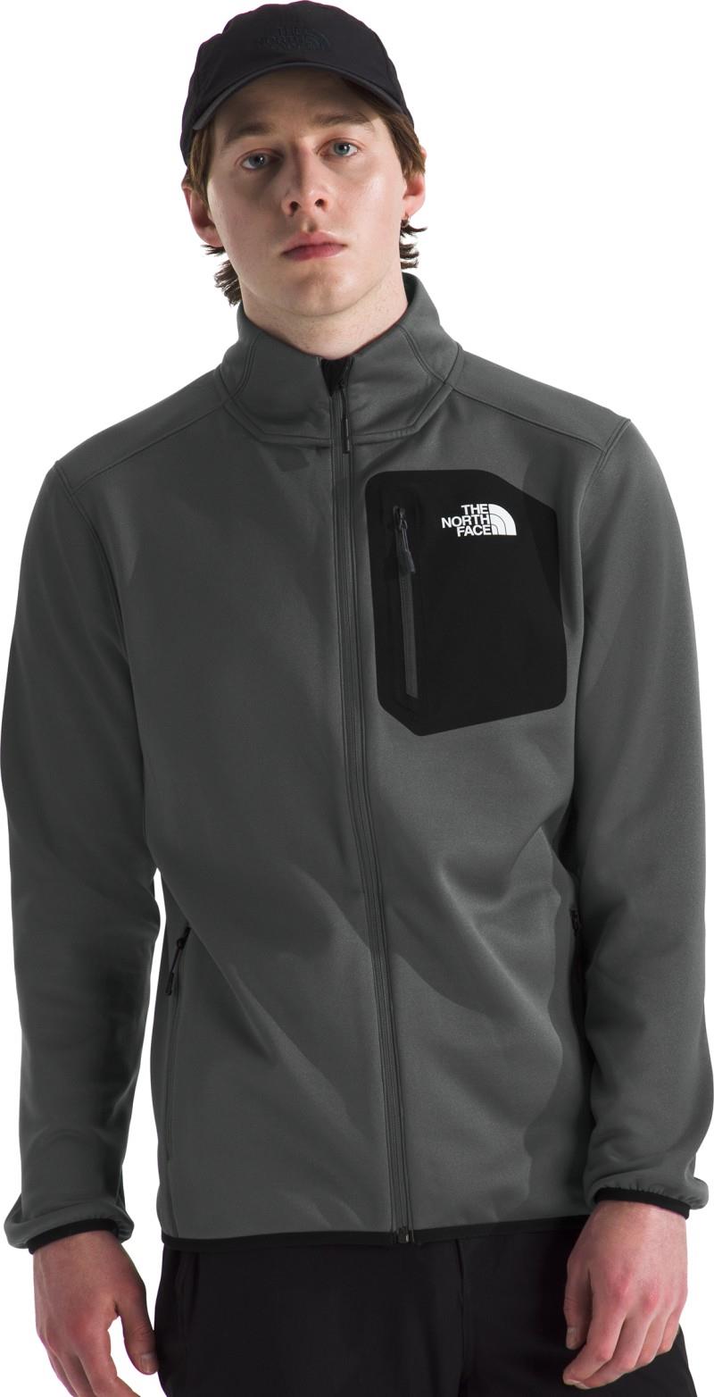 Crest Full Zip - Mens - anthracite grey / tnf black 1