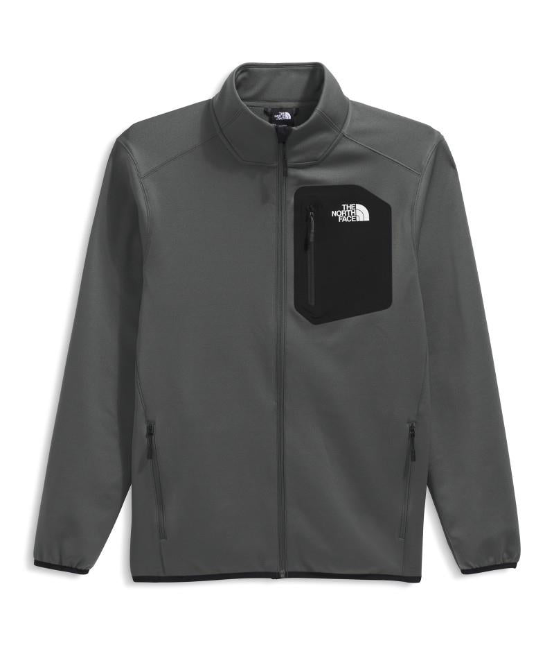 Crest Full Zip - Mens - anthracite grey / tnf black 1