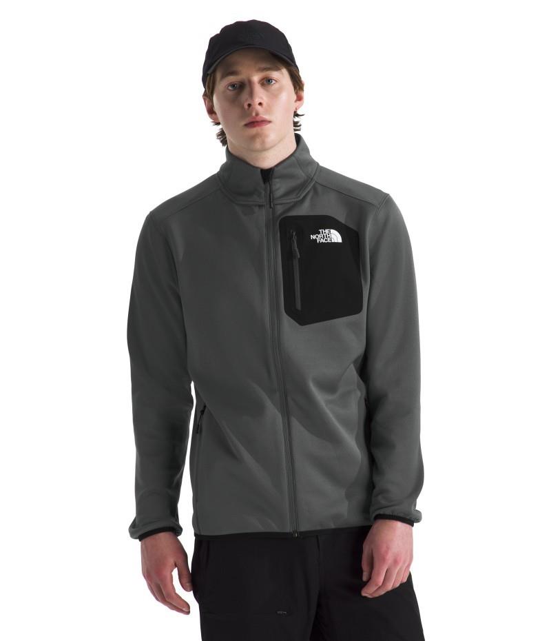 Crest Full Zip - Mens - anthracite grey / tnf black 1