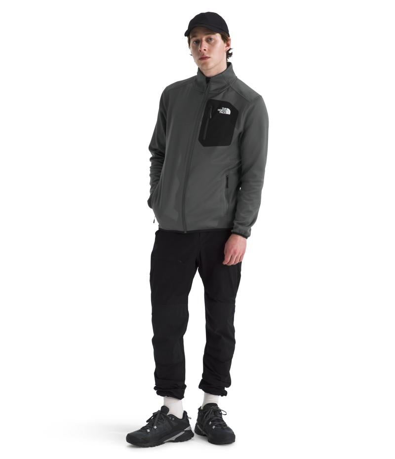 Crest Full Zip - Mens - anthracite grey / tnf black 1