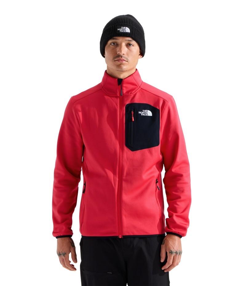 Crest Full Zip - Mens - elevation red / tnf black 1