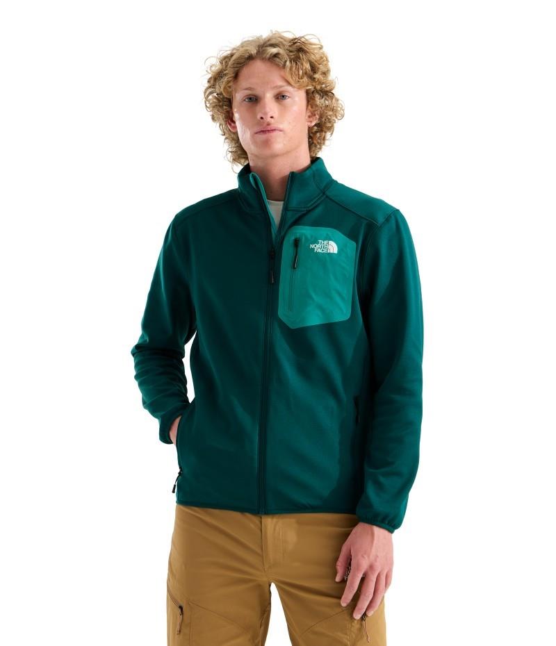 Crest Full Zip - Mens - pacific teal / tnf black 1