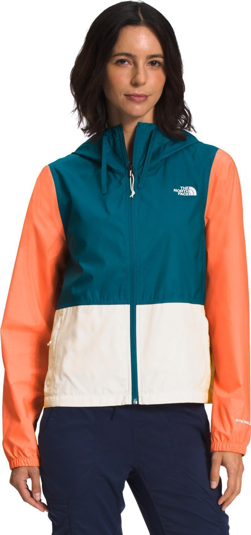 Cyclone Jacket 3 - Womens - Blue Coral / Dusty Coral Orange / Gardenia White 1