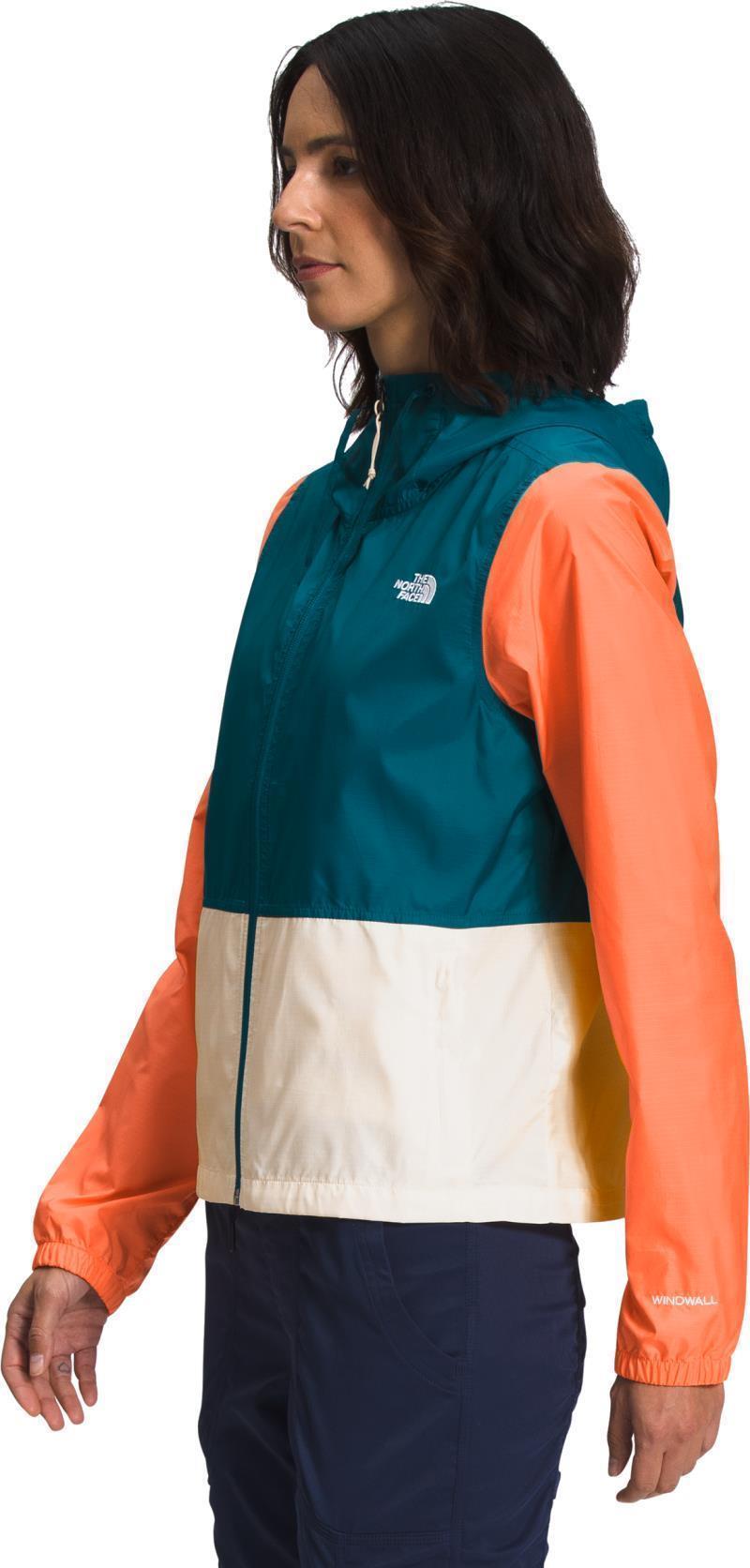 Cyclone Jacket 3 - Womens - Blue Coral / Dusty Coral Orange / Gardenia White 3