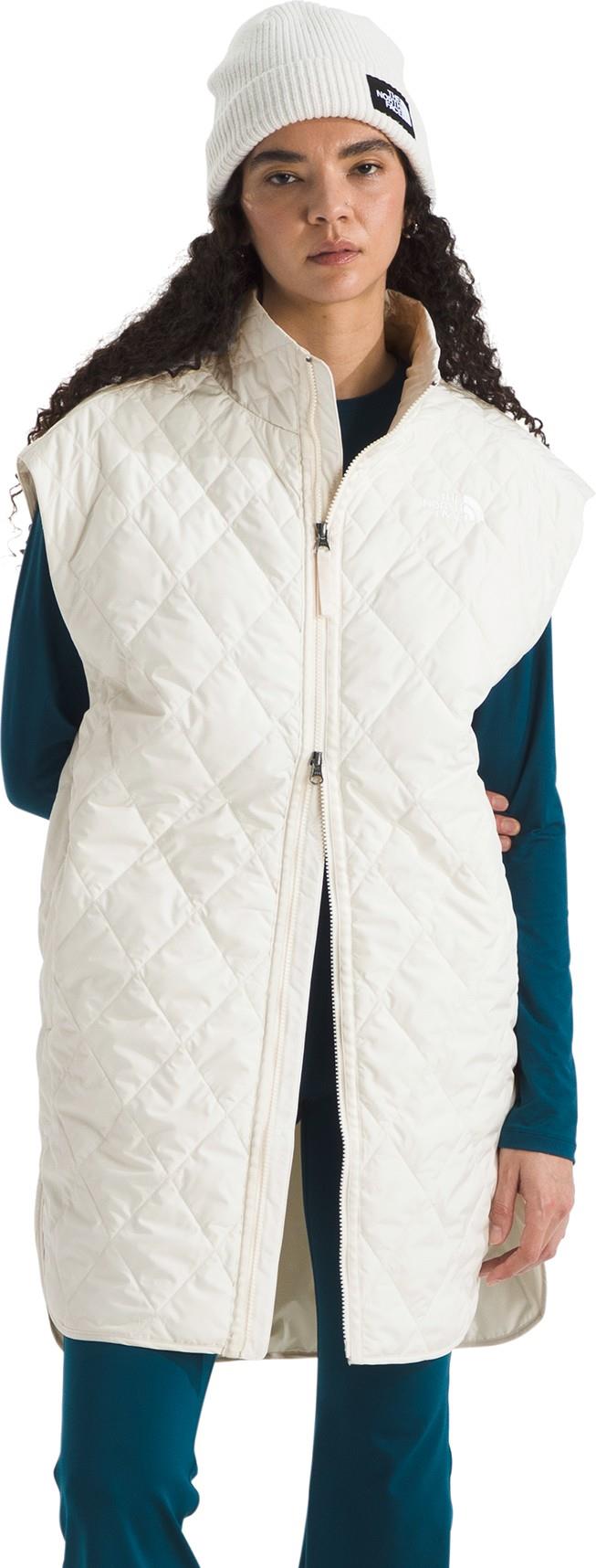 Diamond Peak Insulated Vest - Womens - white dune 1